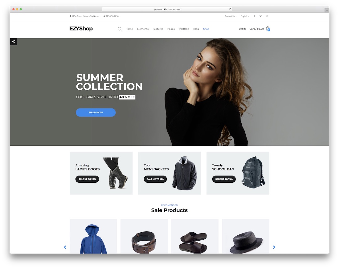 e-Commerce Website design